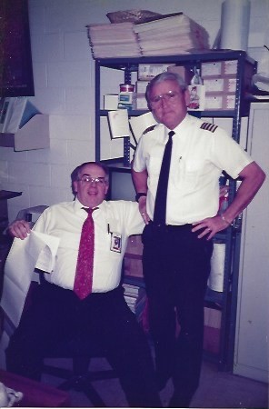 Obit Photo Bob Immel with operations clerk