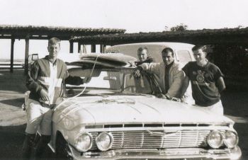 Obit Photo Dennis Kearns surfing